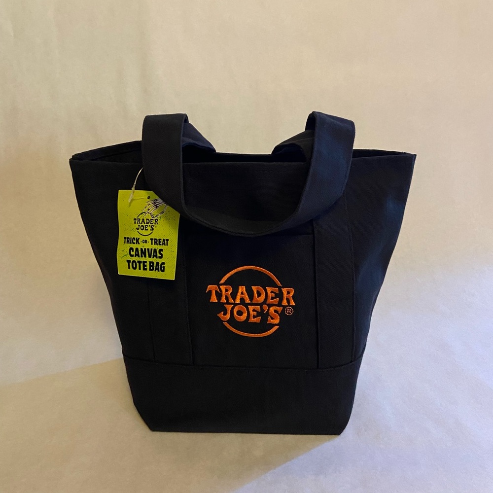 Trader Joe's Halloween Mini Canvas Tote Bag